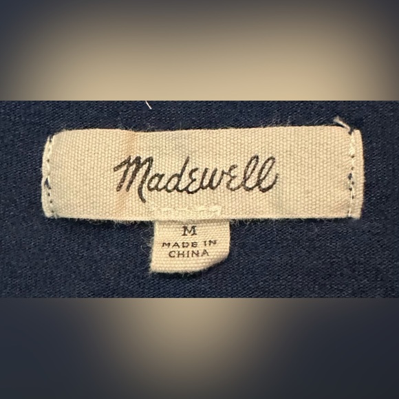 Madewell Organic Cotton Cap-Sleeve Tee Dress in Baltic Blue - Picture 5 of 5